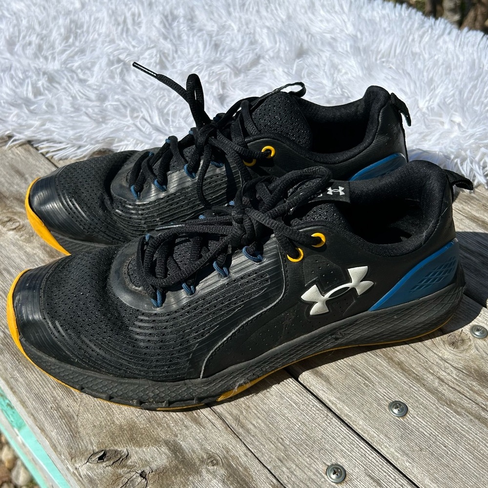 Under Armour UA Charged Commit Men's Black Training Shoes Men’s Size 10.5